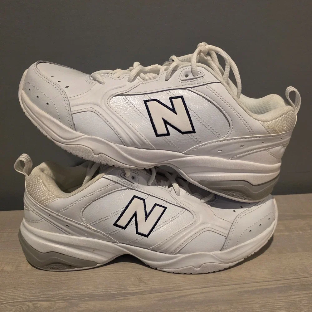 New Balance 624 V2 Shoes Womens Size 12B White Casual Training Sneakers WX624WT2